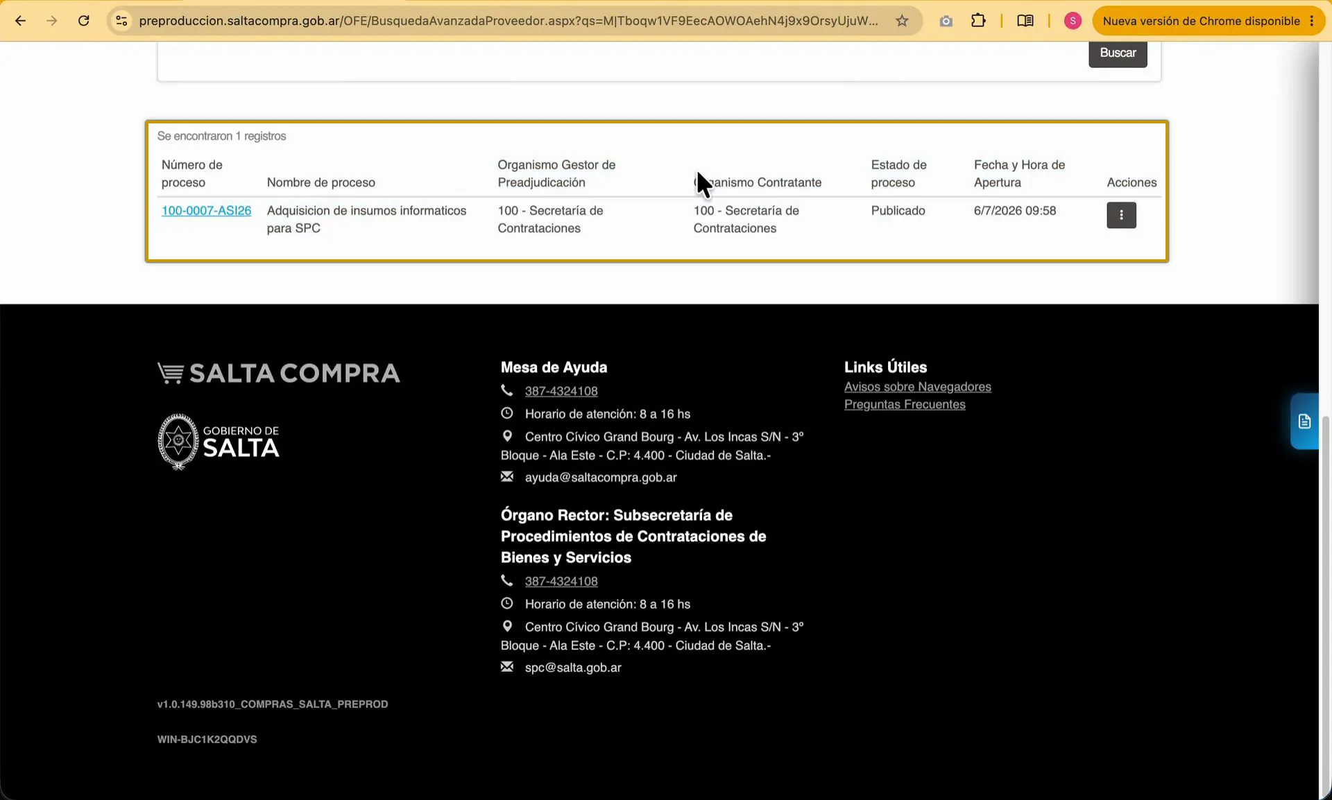 Captura del paso 4: Revisar la tabla de resultados