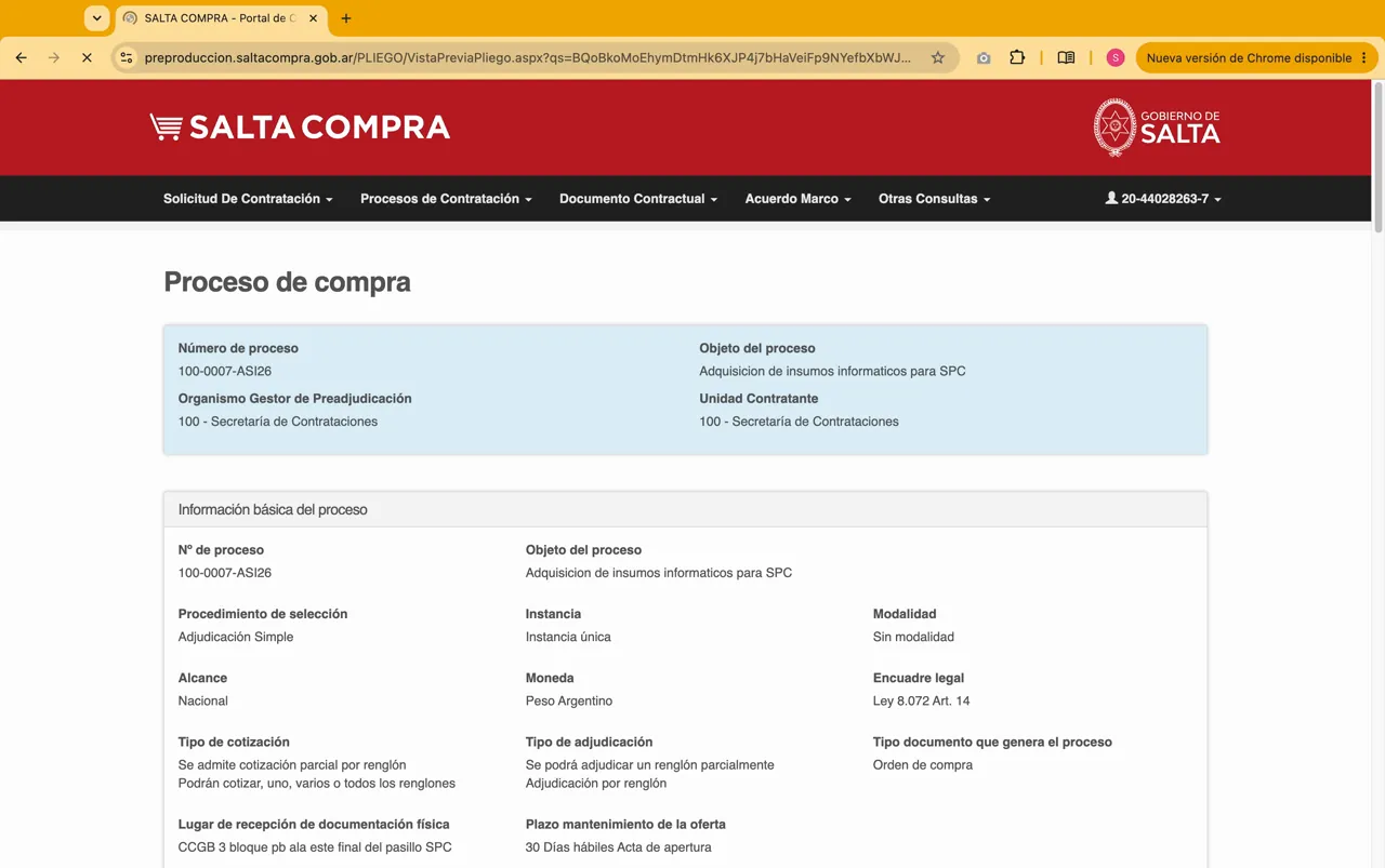 Captura del paso 5: Abrir la ficha del proceso encontrado